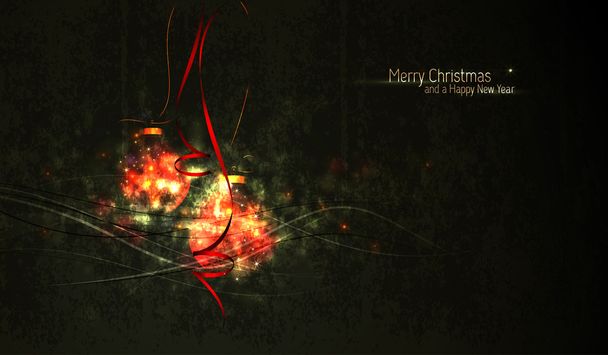 クリスマス挨拶色あせた地球儀と高い質感の backgro - ベクター画像