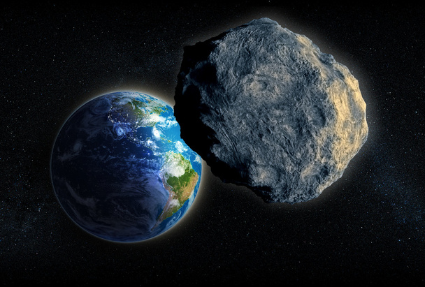 Suuri asteroidi lähestyy Maassa
 - Valokuva, kuva