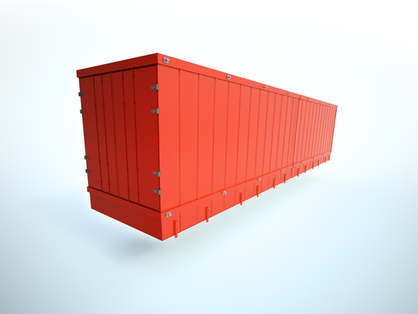 container rosso - Foto, immagini
