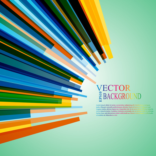 Moving colorful abstract background - Vector, Image