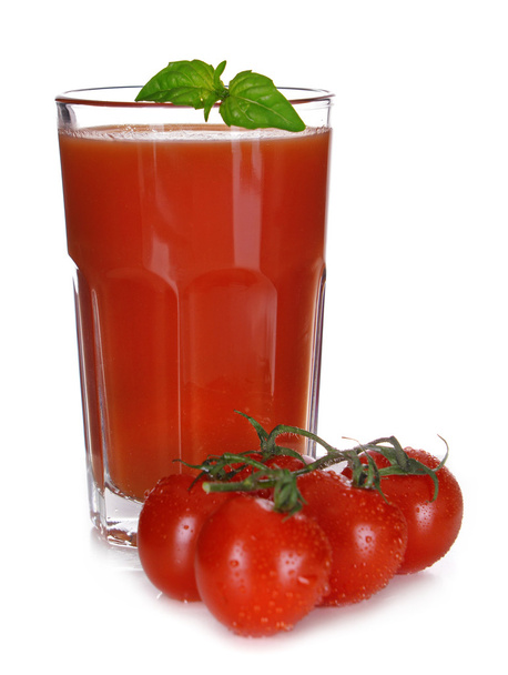 Glass of tomato juice - Фото, зображення