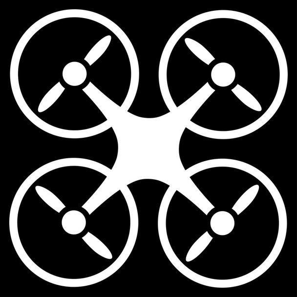 Nanocopter icon from Business Bicolor Set - Vetor, Imagem