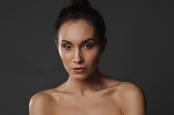 beautiful young woman with healthy face and clean skin  - Fotoğraf, Görsel