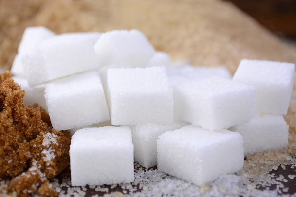 Különböző típusú cukor - Fotó, kép
