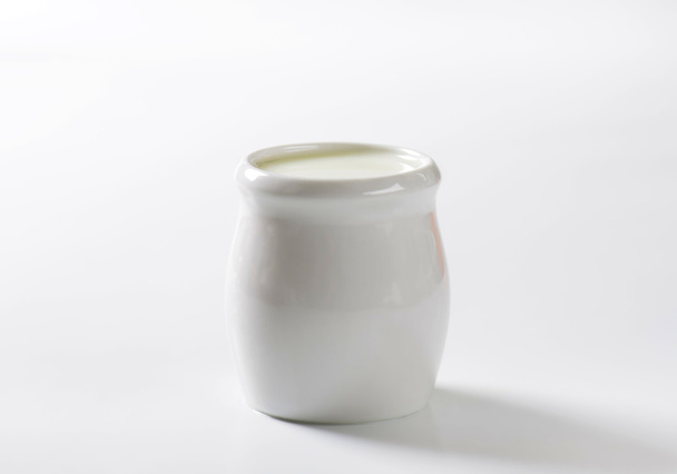 xícara de leite fresco
 - Foto, Imagem