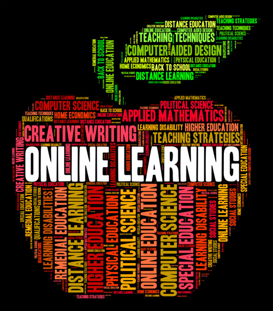 Online Learning Shows World Wide Web And College - Photo, Image