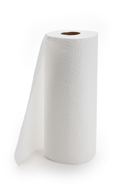 rouleau de serviette en papier blanc
 - Photo, image