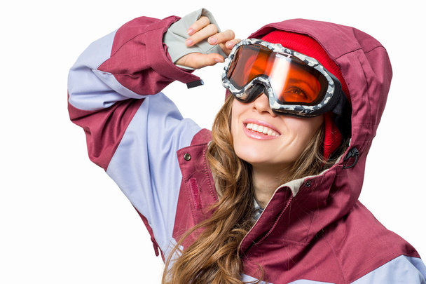 Beautiful ski woman - Foto, Imagem