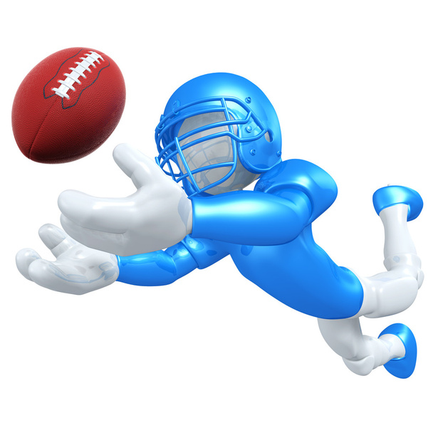 3D Football Player - Foto, afbeelding
