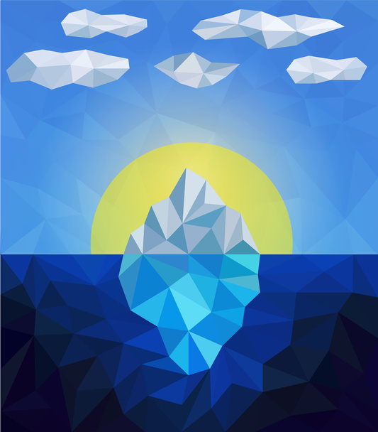 Iceberg - Vettoriali, immagini