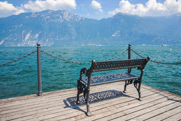 Nézd a garda-tó, Lago di Garda, Olaszország - Fotó, kép