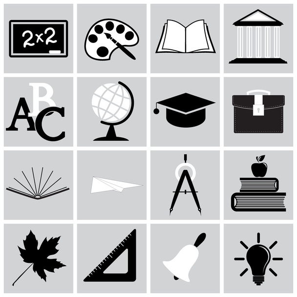 Set di icone per l'educazione vettoriale
 - Vettoriali, immagini