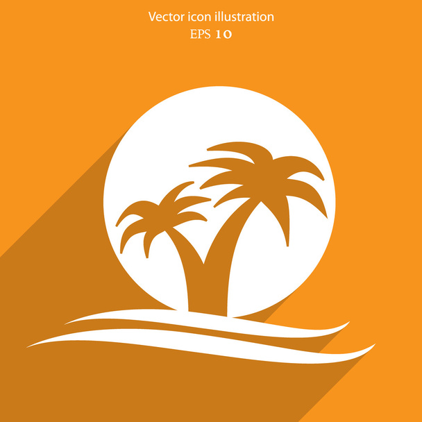 Vector travel icon - Vektor, Bild