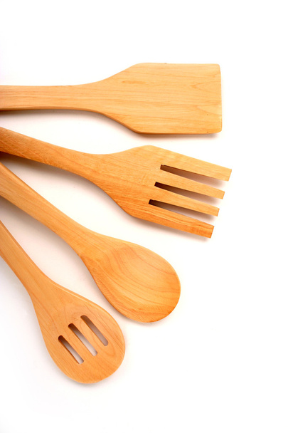 Wooden kitchen utensil - Photo, Image