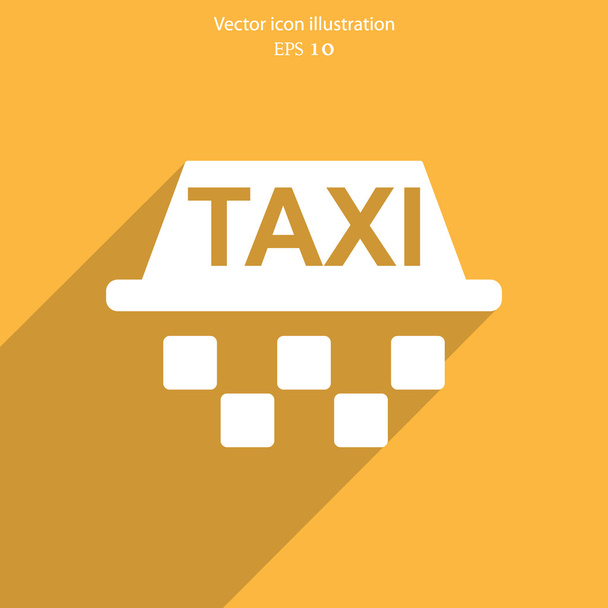 Vector taxi icon - Vektori, kuva