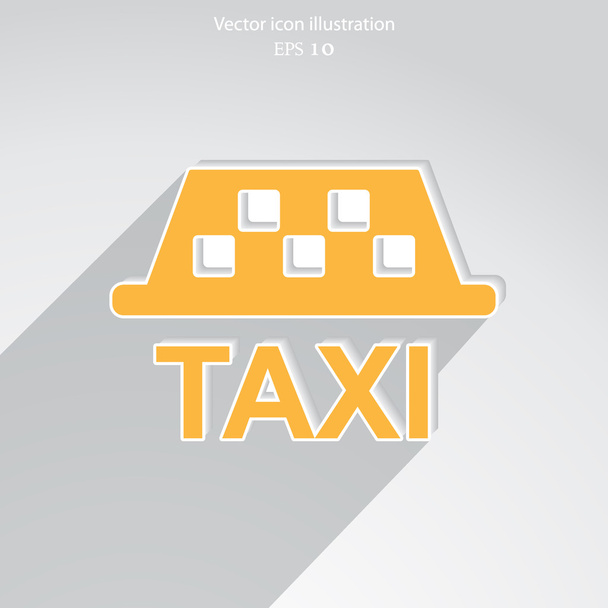 Vector taxi icon - Vector, Imagen