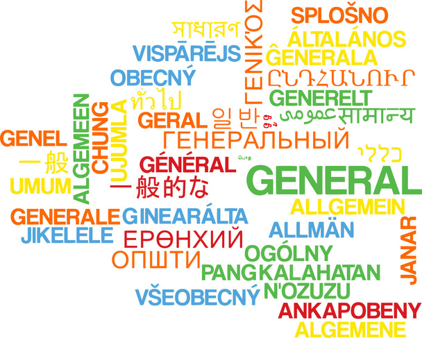 General multilanguage wordcloud background concept - Photo, Image