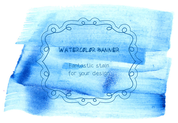Hand drawn abstract watercolor background. - Vector, Image