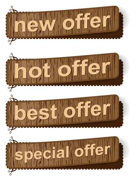 sale offer banners - Vector, afbeelding
