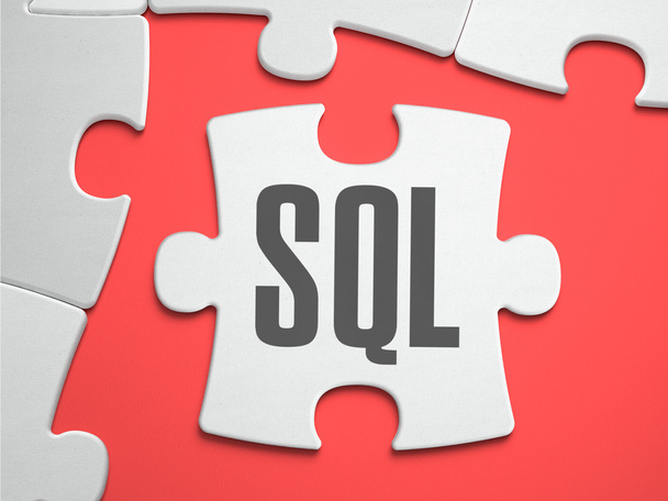 SQL - Puzzle on the Place of Missing Pieces. - Фото, зображення