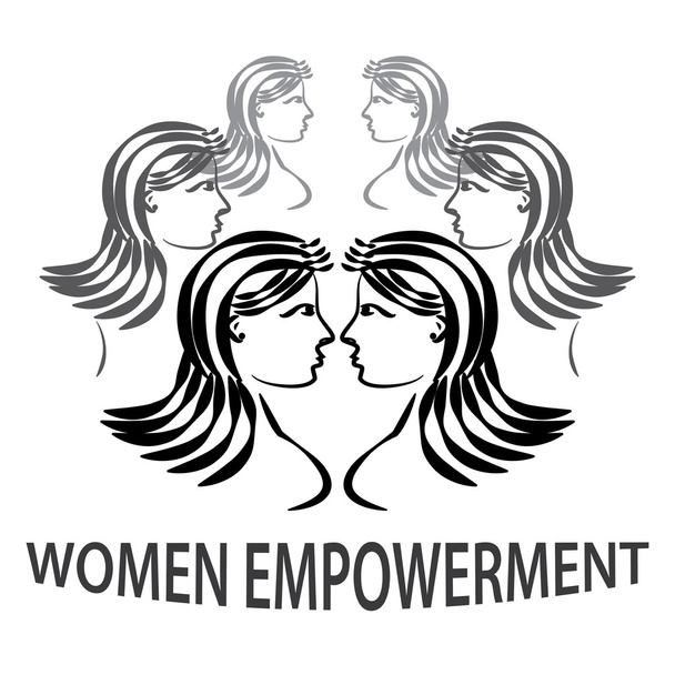 Расширение прав и возможностей женщин
 - Вектор,изображение