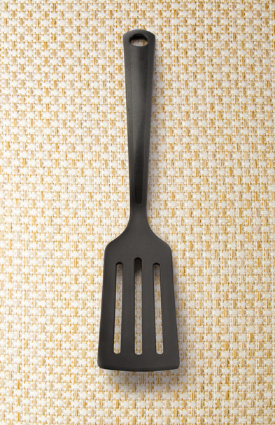siyah mutfak spatula - Fotoğraf, Görsel