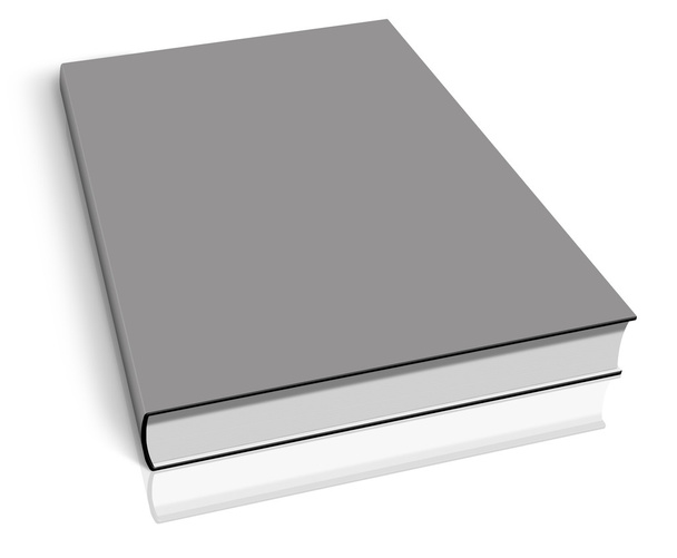 Plantilla de libro vacía gris
 - Foto, Imagen