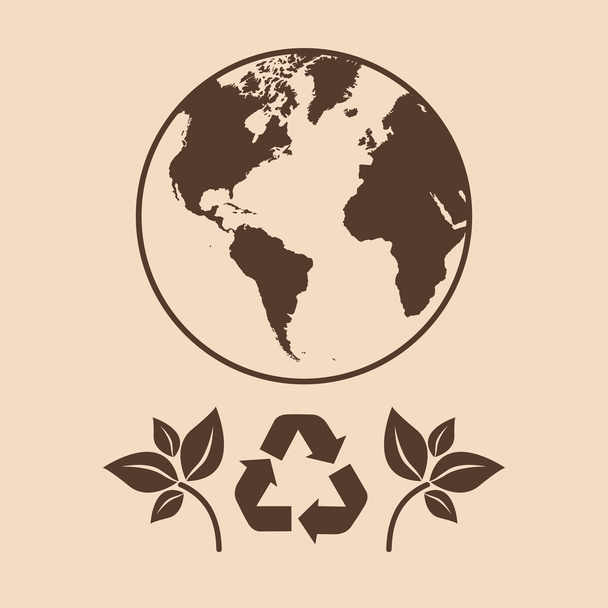 Save the Earth design - Vector, Image