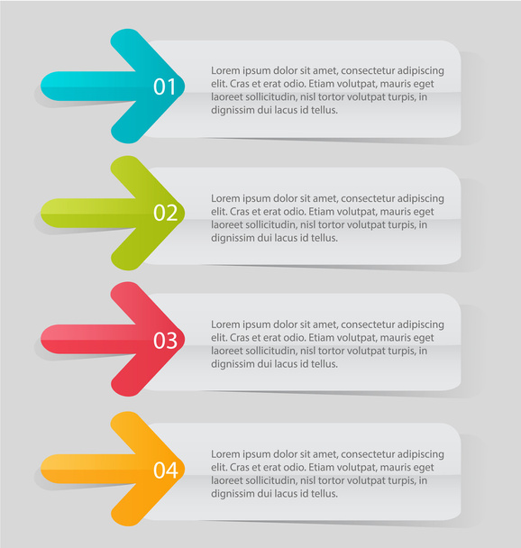 Business infographics template for presentation, education, web design, banners, brochures, flyers. - Vektor, kép