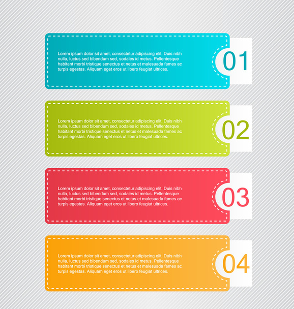 Infographics template for business, education, web design, banners, brochures, flyers. - Vettoriali, immagini