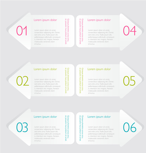 Infographics template for business, education, web design, banners, brochures, flyers. - Vektor, kép