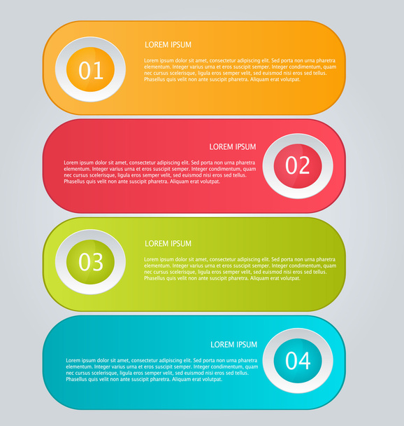 Infographic template for business, education, web design, banners, brochures, flyers. - Διάνυσμα, εικόνα
