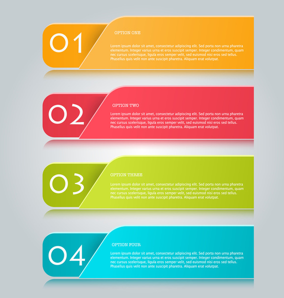 Infographic template for business, education, web design, banners, brochures, flyers. - Vektor, Bild