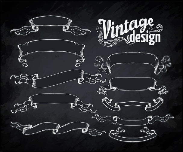 Vintage decorative design elements - Vector, Image