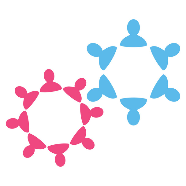 Samenwerking pictogram van Commerce Set - Vector, afbeelding