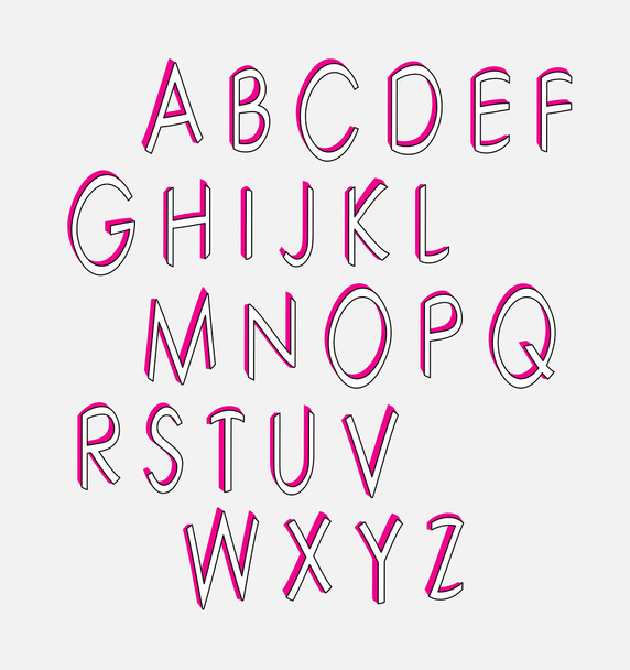 alphabet. Design elements  - Вектор, зображення