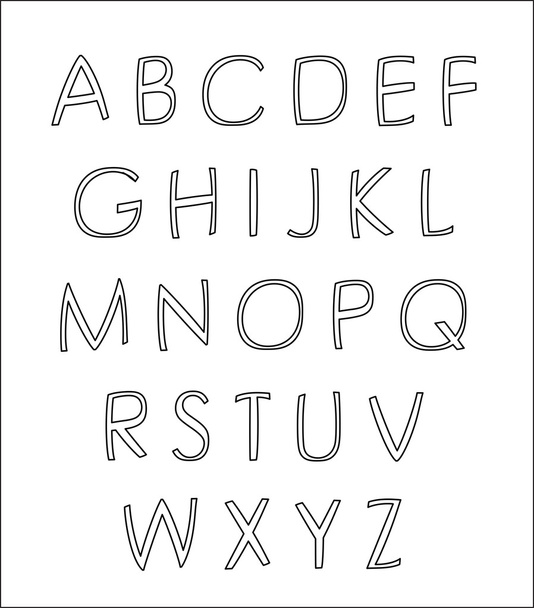 alphabet. Design elements  - Vector, imagen