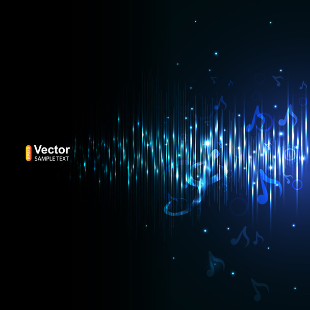Ecualizador de música abstracta
 - Vector, Imagen