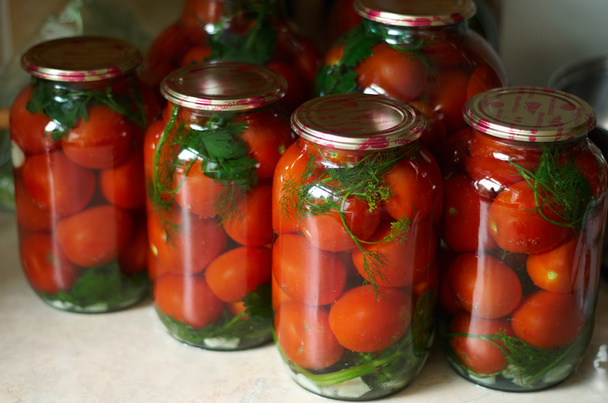 Eingelegte Tomaten  - Foto, Bild