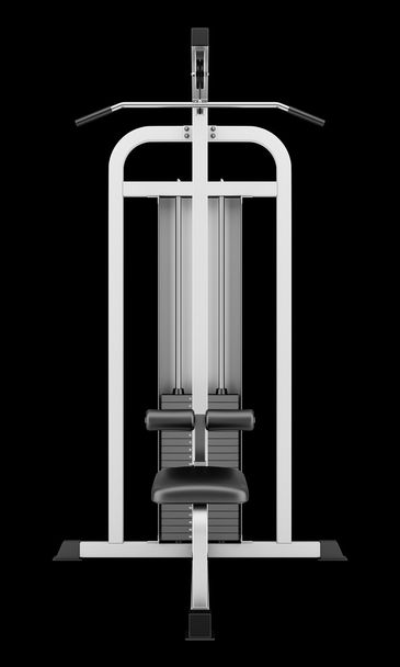 спортзал висувний апарат ізольований на чорному фоні
 - Фото, зображення