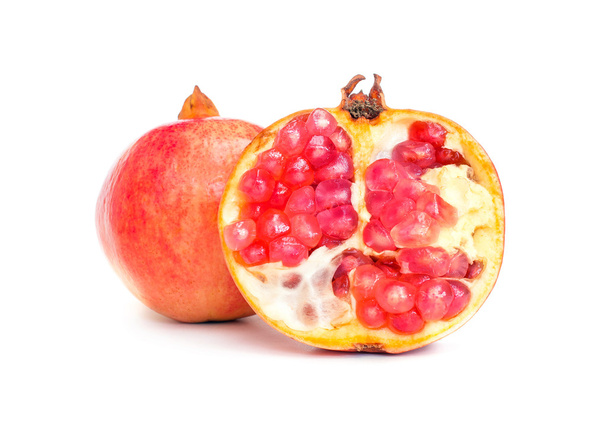 Pomegranate isolated on white background - Photo, Image