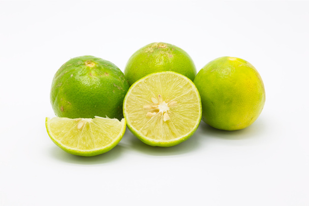 Citrus lime fruit segment - Foto, Imagen