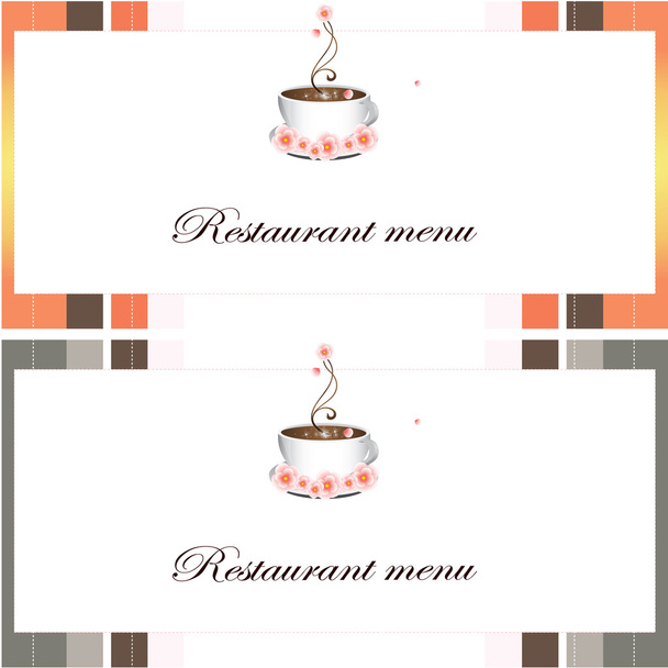 Menu for your coffee club or bar - Vector, Image