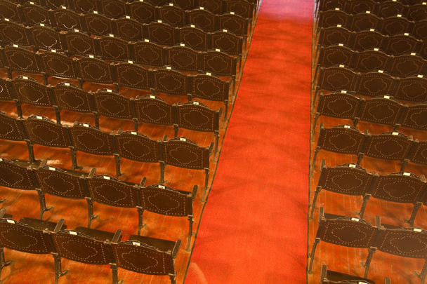 Linhas e cadeiras um teatro
, - Foto, Imagem