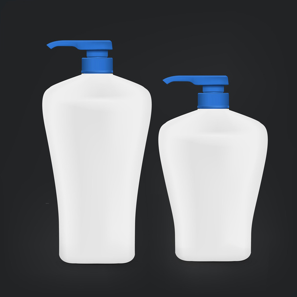 blank shampoo bottle set - ベクター画像