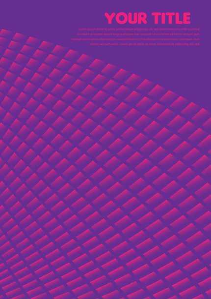 Vloeiende lijnen vierkante vector achtergrond - Vector, afbeelding