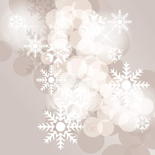 Χριστούγεννα φόντο με νιφάδες χιονιού - διάνυσμα - Διάνυσμα, εικόνα