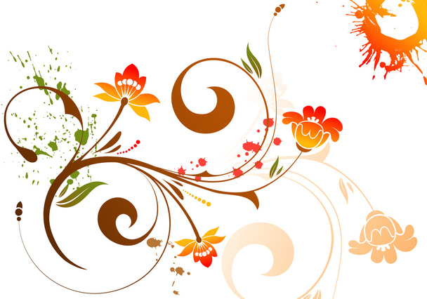 Flower background - Vetor, Imagem