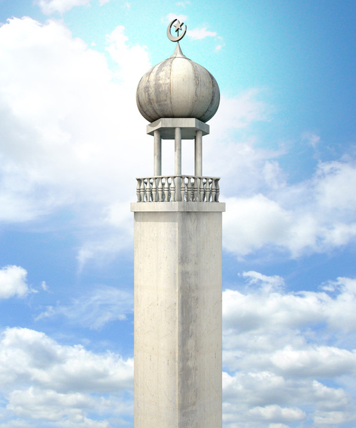 Islámský Minaret - Fotografie, Obrázek