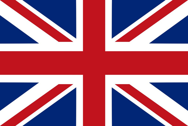 Flaga Wielkiej Brytanii - Wektor, obraz